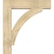 Ekena Millwork Thorton Block Rough Sawn Bracket w/ Offset Brace, Douglas Fir, 8"W x 34"D x 38"H BKT0806X34X38THR05RDF - alternate 2